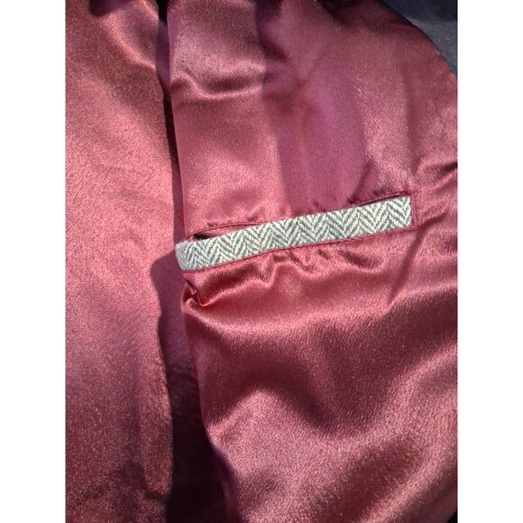 Vintage A. Tiziano Wool Mens sz 5X Preppy Classic Gorpcore Casual Bomber Jacket - Picture 10 of 12